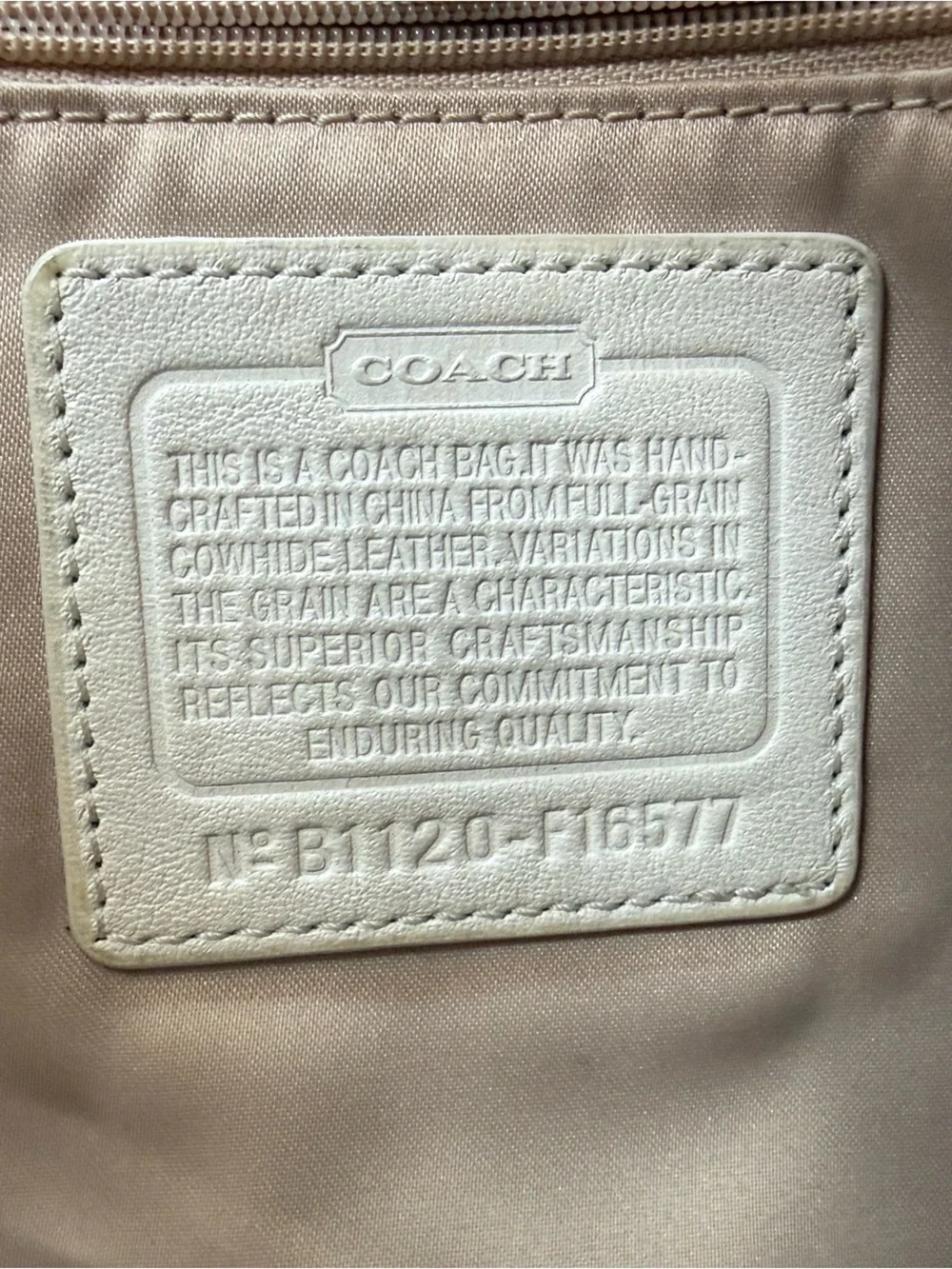 Vintage Coach Penelope Carryall Satchel Handbag